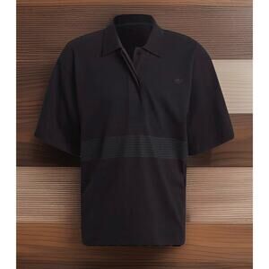 Adidas Arkive Rare Black Oversized Polo Shirt Mens Large New Fast Shipping
